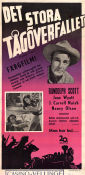 Det stora tågöverfallet 1949 poster Randolph Scott Jane Wyatt J Carrol Naish Edwin L Marin