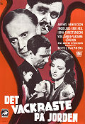 Det vackraste på jorden 1947 movie poster Inger Juel Erik Hell Marianne Löfgren Stig Järrel Anders Henrikson