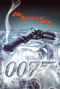 Die Another Day 2002 movie poster Pierce Brosnan Halle Berry Toby Stephens Lee Tamahori Guns weapons