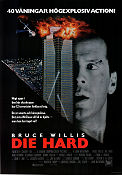Die Hard 1988 movie poster Bruce Willis Alan Rickman Bonnie Bedelia John McTiernan