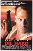 Die Hard 1988 movie poster Bruce Willis Alan Rickman Bonnie Bedelia John McTiernan
