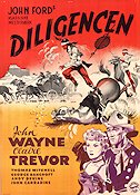 Stagecoach 1939 movie poster John Wayne Claire Trevor Andy Devine John Ford