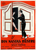 Die Frau im Schrank 1927 movie poster Willy Fritsch Imre Raday Rudolf Biebrach