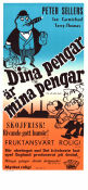 Dina pengar är mina pengar 1959 poster Ian Carmichael Terry-Thomas Peter Sellers John Boulting