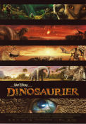 Dinosaurier 2000 poster DB Sweeney Eric Leighton Dinosaurier och drakar