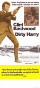 Dirty Harry 1971 movie poster Clint Eastwood Andrew Robinson Harry Guardino Don Siegel Guns weapons Police and thieves