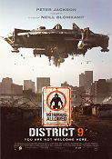 District 9 2009 movie poster Sharlto Copley David James Jason Cope Neill Blomkamp Country: South Africa Spaceships