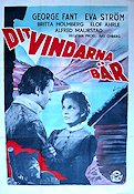 Dit vindarna bär 1948 movie poster George Fant Eva Ström Mountains