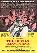 The Devils 1971 movie poster Vanessa Redgrave Oliver Reed Dudley Sutton Ken Russell