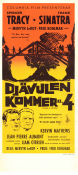 The Devil at 4 O´Clock 1961 movie poster Frank Sinatra Spencer Tracy Kerwin Mathews Mervyn LeRoy