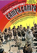 Djungeläventyret Campa Campa 1976 movie poster Gunnar Hellström Torgny Anderberg