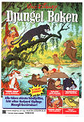 The Jungle Book 1967 movie poster Baloo Mowgli Phil Harris Wolfgang Reitherman Poster artwork: Walter Bjorne