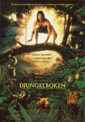 The Jungle Book 1994 movie poster Jason Scott Lee Cary Elwes Lena Headey Stephen Sommers Writer: Rudyard Kipling