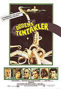 Tentacles 1977 movie poster John Huston Shelley Winters Ovidio G Assonitis Fish and shark