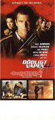 Dödligt vapen 4 1998 poster Mel Gibson Danny Glover Jet Li Richard Donner Vapen