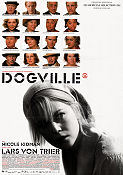 Dogville 2003 movie poster Nicole Kidman Harriet Andersson Lauren Bacall Lars von Trier