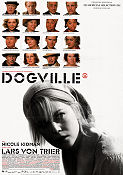 Dogville 2003 poster Nicole Kidman Harriet Andersson Lauren Bacall Lars von Trier