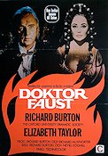 Doctor Faustus 1967 movie poster Elizabeth Taylor Richard Burton Nevill Coghill
