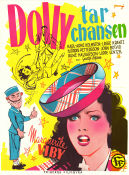 Dolly tar chansen 1944 movie poster Marguerite Viby Karl-Arne Holmsten Lasse Krantz Gustaf Edgren Eric Rohman art Find more: Large poster