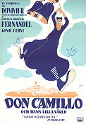 Don Camillo 1952 movie poster Fernandel Gino Cervi Vera Talchi Julien Duvivier Religion Politics