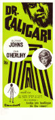 Dr Caligari 1962 poster Glynis Johns Dan O´Herlihy Richard Davalos Roger Kay
