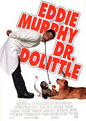 Doctor Dolittle 1998 movie poster Eddie Murphy Peter Boyle Ossie Davis Betty Thomas Medicine and hospital Dogs