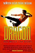 Dragon the Bruce Lee Story 1993 poster Jason Scott Lee Lauren Holly Rob Cohen Kampsport