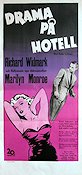 Don´t Bother To Knock 1952 movie poster Marilyn Monroe Richard Widmark