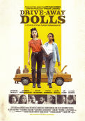 Drive-Away Dolls 2024 movie poster Margaret Qualley Geraldine Viswanathan Beanie Feldstein Ethan Coen Cars and racing