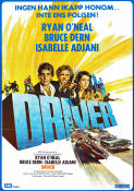 The Driver 1978 poster Ryan O´Neal Bruce Dern Isabelle Adjani Walter Hill Bilar och racing