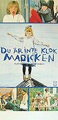 Du är inte klok Madicken 1979 movie poster Jonna Liljendahl Allan Edwall Göran Graffman Writer: Astrid Lindgren Kids