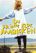 Du är inte klok Madicken 1979 movie poster Jonna Liljendahl Allan Edwall Göran Graffman Writer: Astrid Lindgren Kids