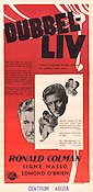 A Double Life 1948 movie poster Ronald Colman Signe Hasso