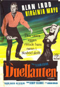 Duellanten 1952 poster Alan Ladd Virginia Mayo Joseph Calleia Gordon Douglas