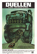 Duel 1971 movie poster Dennis Weaver Jacqueline Scott Eddie Firestone Steven Spielberg Poster artwork: Hans Arnold Cars and racing From TV