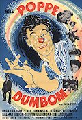 Dumbom 1953 movie poster Inga Landgré Hjördis Petterson Nils Poppe Circus