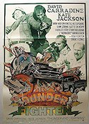 Thunder and Lightning 1977 movie poster David Carradine Kate Jackson Sterling Holloway Corey Allen Cars and racing