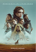 Dune 2021 movie poster Timothée Chalamet Rebecca Ferguson Zendaya Stellan Skarsgård Denis Villeneuve