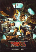 Dungeons & Dragons: Honor Among Thieves 2023 movie poster Chris Pine Michelle Rodriguez Regé-Jean Page John Francis Daley