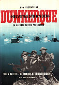 Dunkirk 1958 movie poster John Mills Richard Attenborough Leslie Norman War