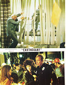 Earthquake 1974 lobbykort Charlton Heston Ava Gardner George Kennedy Lorne Greene Victoria Principal Mark Robson