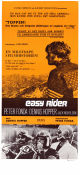 Easy Rider 1969 movie poster Peter Fonda Jack Nicholson Dennis Hopper Motorcycles Cult movies