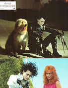 Edward Scissorhands 1990 lobbykort Johnny Depp Winona Ryder Tim Robbins Tim Burton