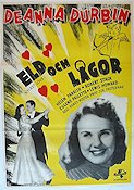 Eld och lågor 1940 poster Deanna Durbin