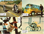 Electra Glide in Blue 1973 lobby card set Robert Blake Billy Green Bush Mitchell Ryan James William Guercio Motorcycles