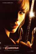 Elektra 2005 poster Jennifer Garner Goran Visnjic Will Yun Lee Rob Bowman Hitta mer: Marvel Från serier