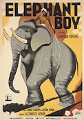 Elephant Boy 1937 movie poster Sabu WE Holloway Walter Hudd Zoltan Korda