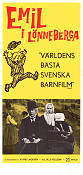 Emil i Lönneberga 1971 movie poster Allan Edwall Björn Gustafson Jan Ohlsson Olle Hellbom Writer: Astrid Lindgren Poster artwork: Björn Berg Find more: Lönneberga