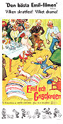 Emil och griseknoen 1972 movie poster Allan Edwall Björn Gustafson Jan Ohlsson Olle Hellbom Writer: Astrid Lindgren Poster artwork: Björn Berg Find more: Emil i Lönneberga