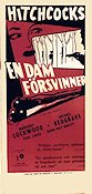 The Lady Vanishes 1939 movie poster Margaret Lockwood Alfred Hitchcock Trains